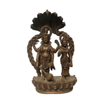 Tibetan Statue of Vishnu and Lakshmi