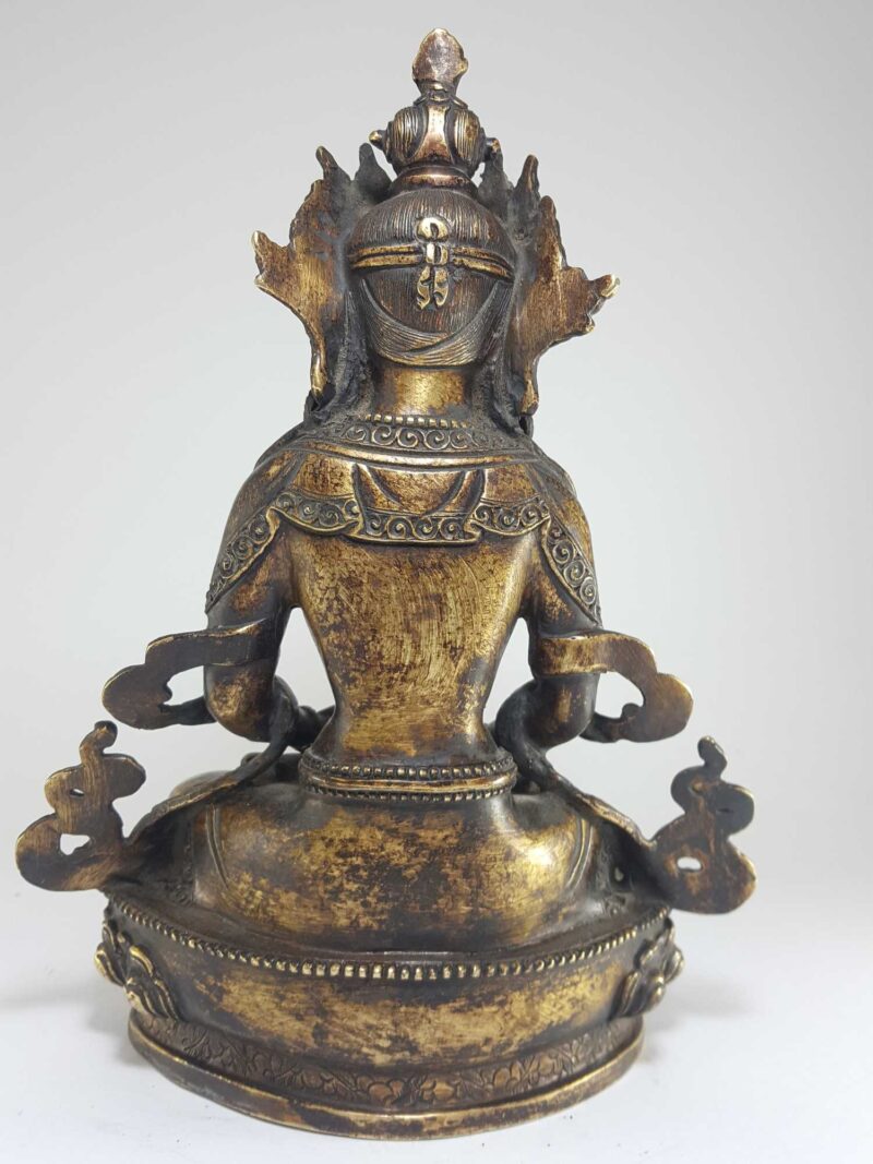 Tibetan Statue of Amitayus - Image 4