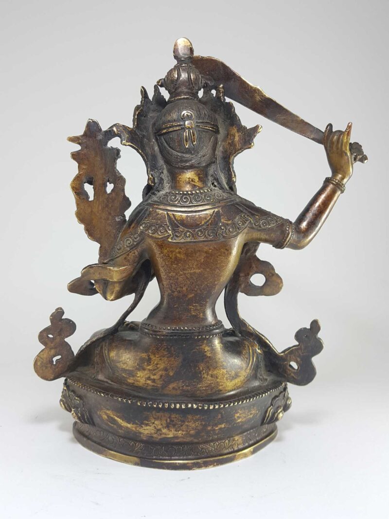 Tibetan Statue of Manjushri - Image 5