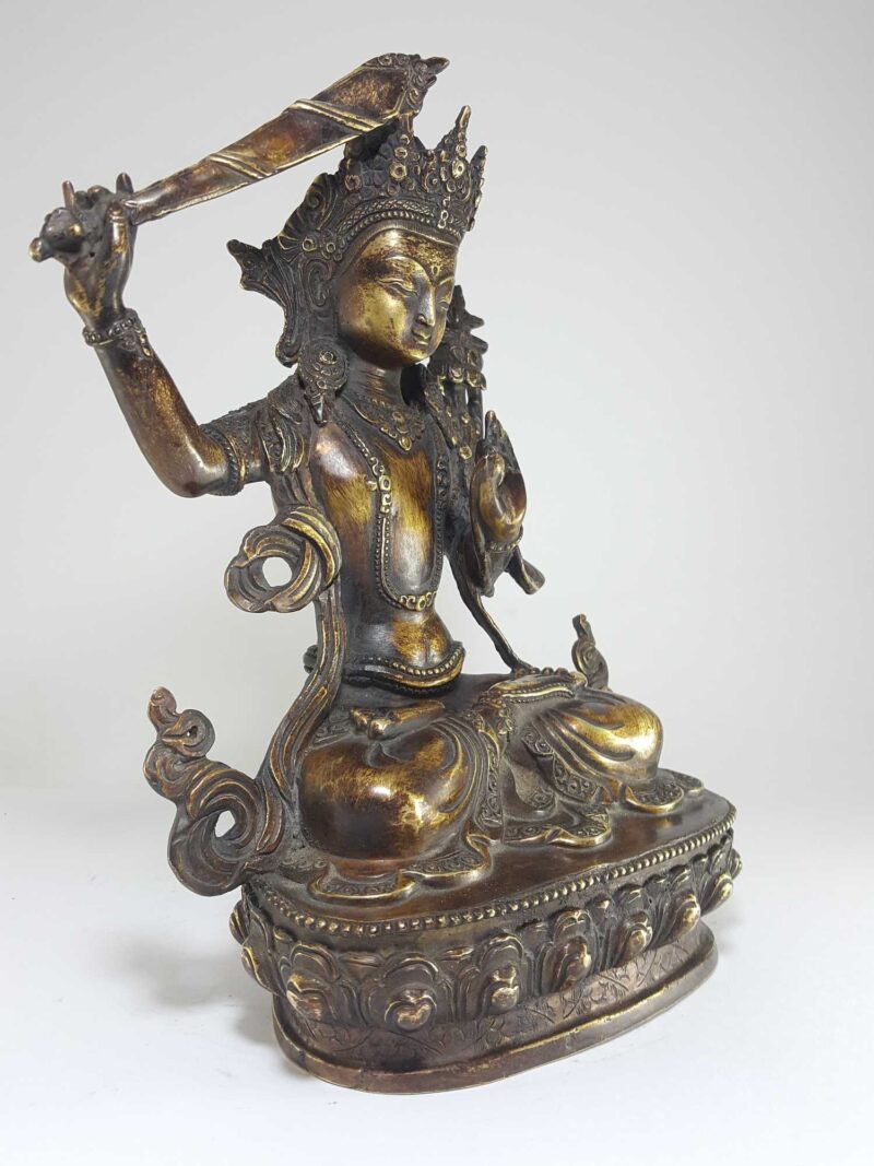 Tibetan Statue of Manjushri - Image 2