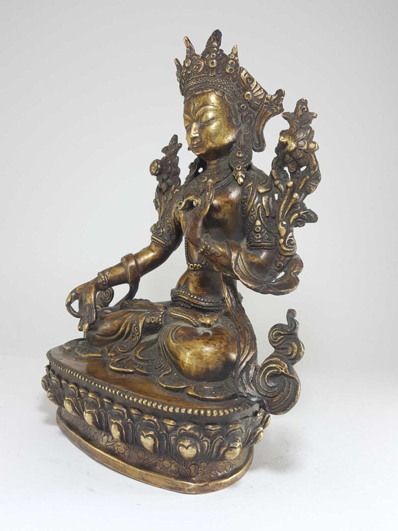 Tibetan Statue of White Tara - Image 3