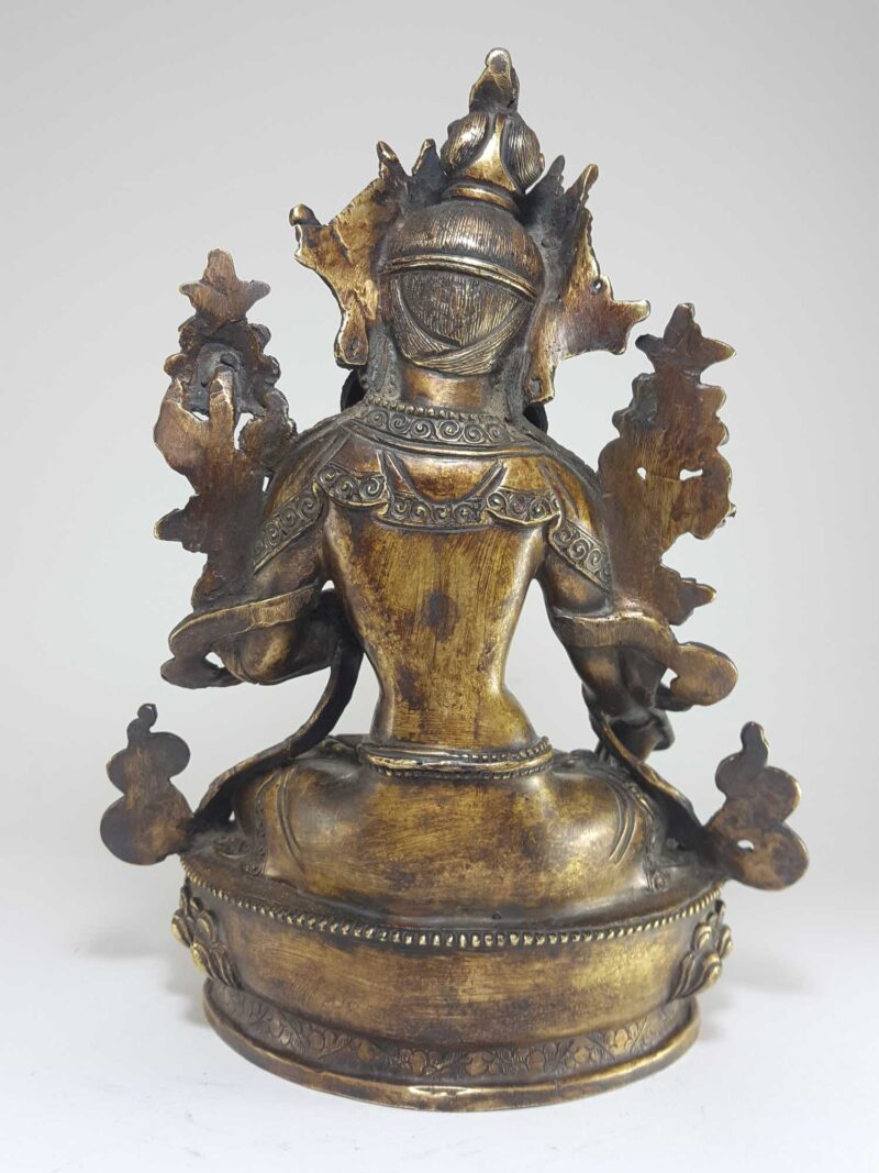 Tibetan Statue of White Tara - Image 4