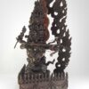 Tibetan Statue of Rahula - Chocolate Oxidized - Image 3