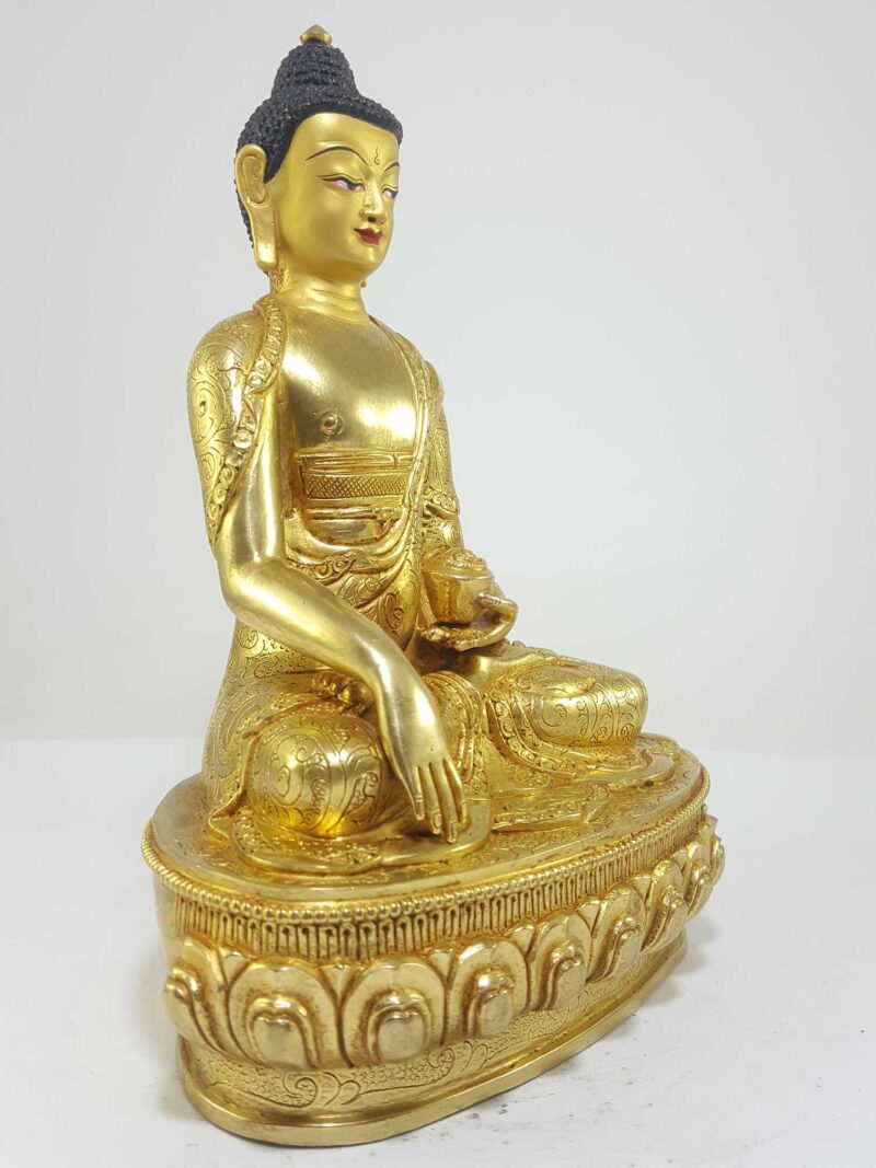 Tibetan Statue of Shakyamuni Buddha - Image 2
