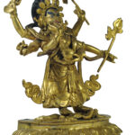 Old Stock: White Mahakala Statue - Image 2