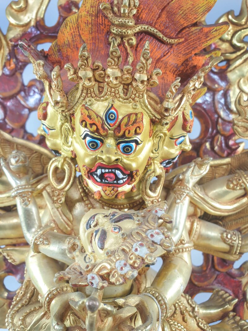 Buddhist Statue of Vajrakilaya - Dorje Phurba - Heruka - Image 3