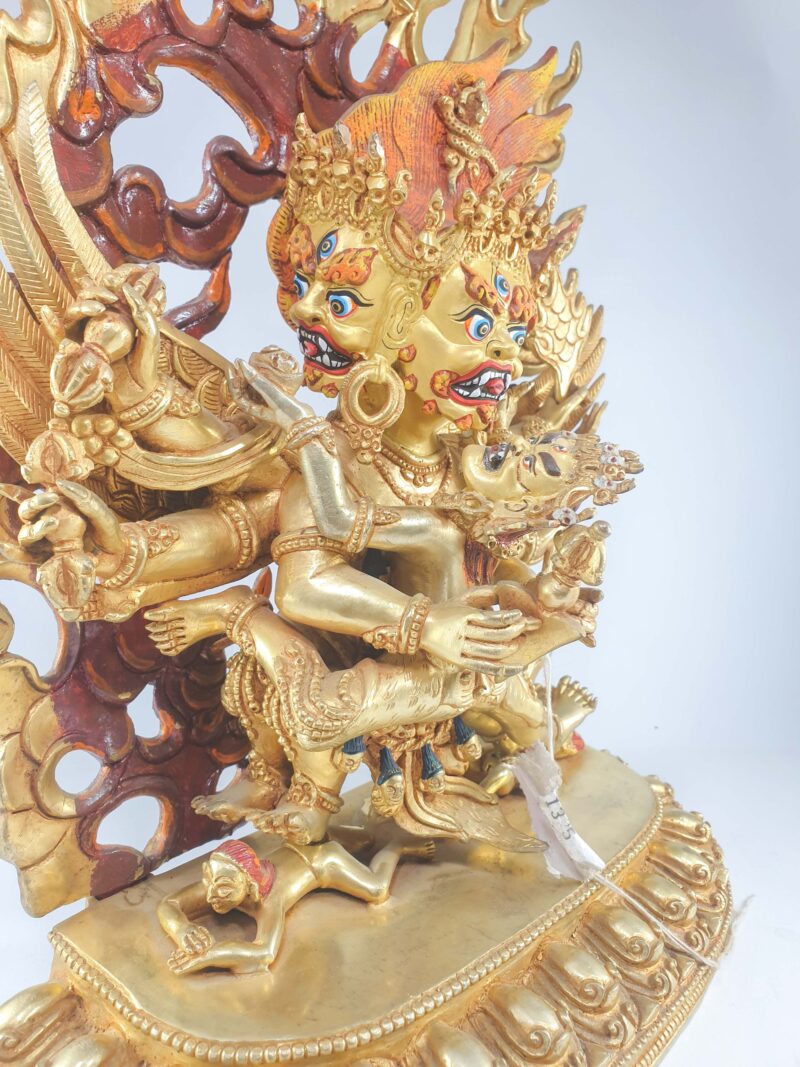Buddhist Statue of Vajrakilaya - Dorje Phurba - Heruka - Image 2