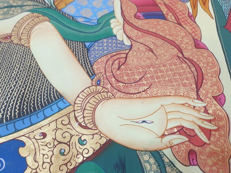 Thangka Painting of White Tara - Image 5