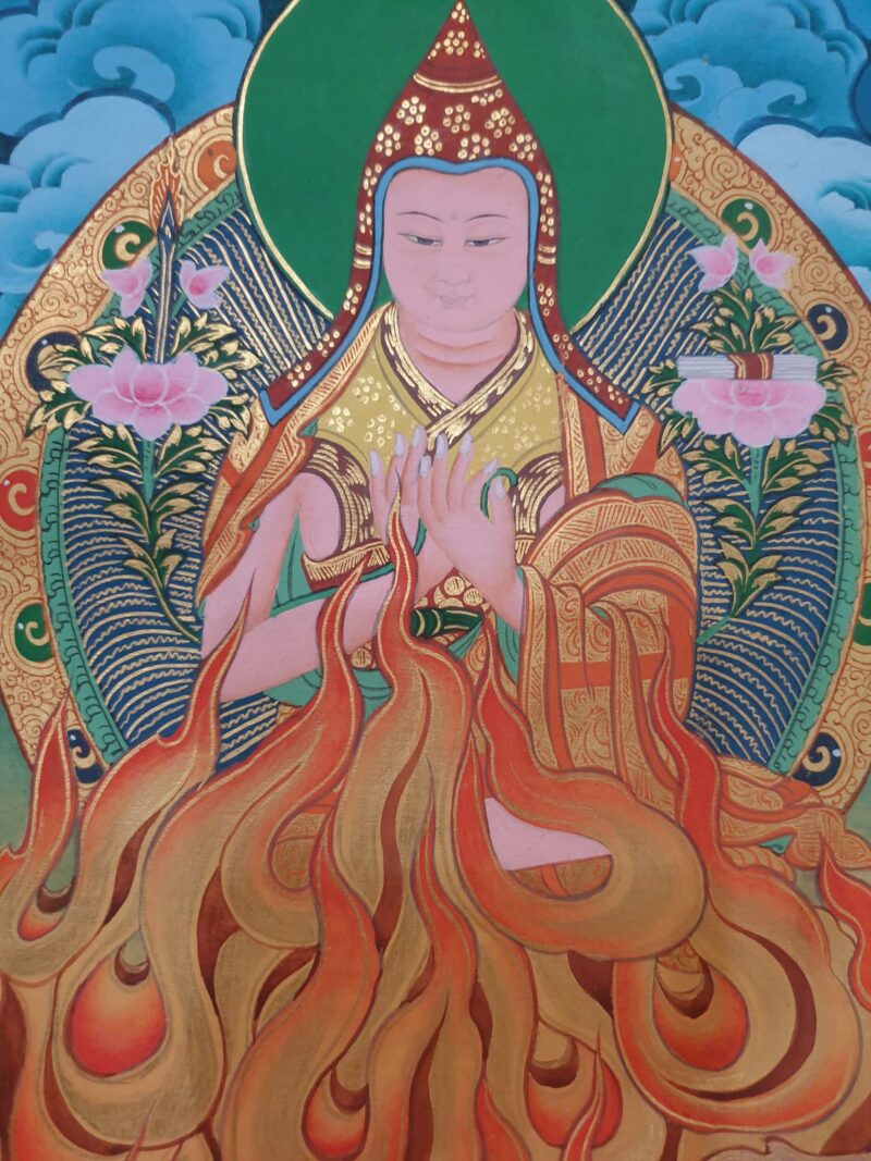Thangka Painting of Achala, Yamaraj – Old Thangka - Image 5