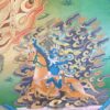 Thangka Painting of Achala, Yamaraj – Old Thangka - Image 6