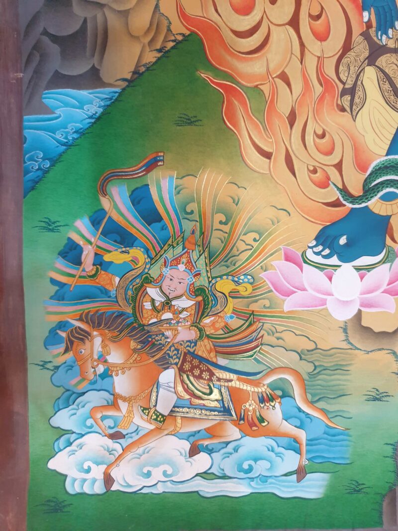 Thangka Painting of Achala, Yamaraj – Old Thangka - Image 7
