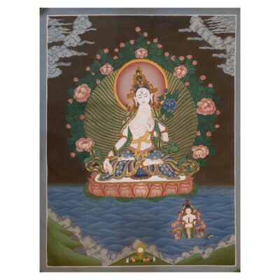 Thangka Painting of White Tara