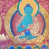Thangka Painting of Pancha Buddha - Image 5