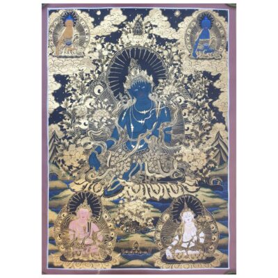 Thangka Painting of Green Tara