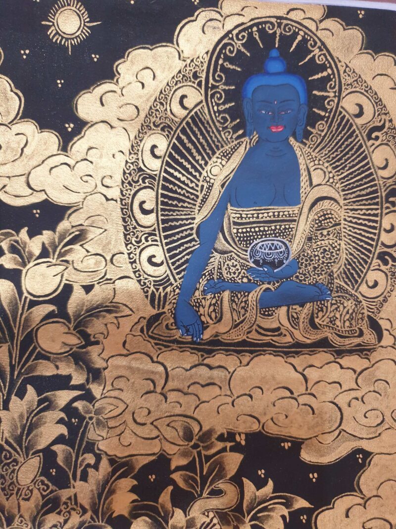 Thangka Painting of Green Tara - Image 6