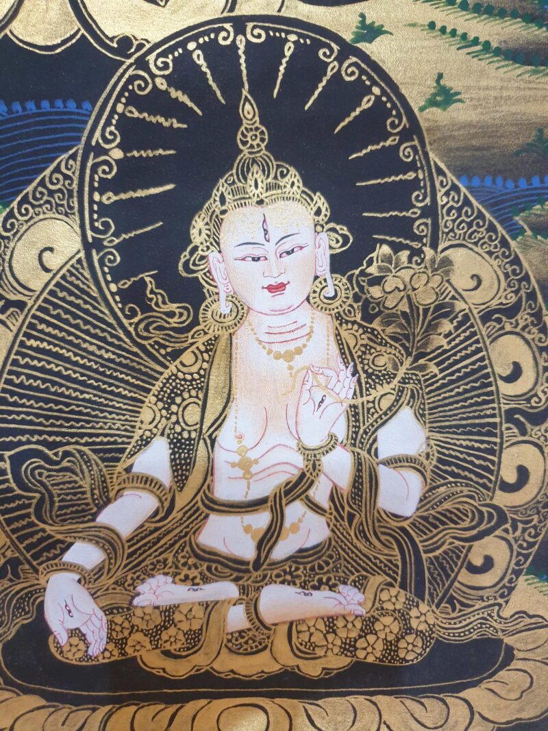 Thangka Painting of Green Tara - Image 5