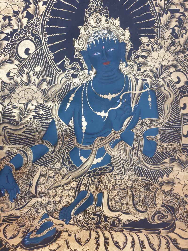 Thangka Painting of Green Tara - Image 3