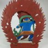 Buddhist Statue of Vajrapani Chana Dorje with Traditional Color Finishing and Gold-Painted Face - Image 6