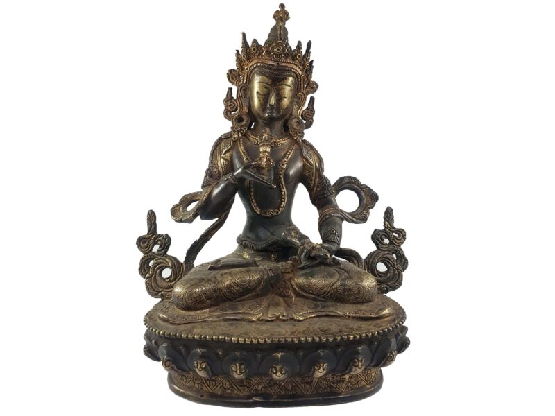 Buddhist Handmade Statue Of Vajrasattva, Antique Finishing