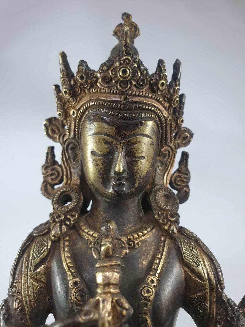 Buddhist Handmade Statue Of Vajrasattva, Antique Finishing - Image 3
