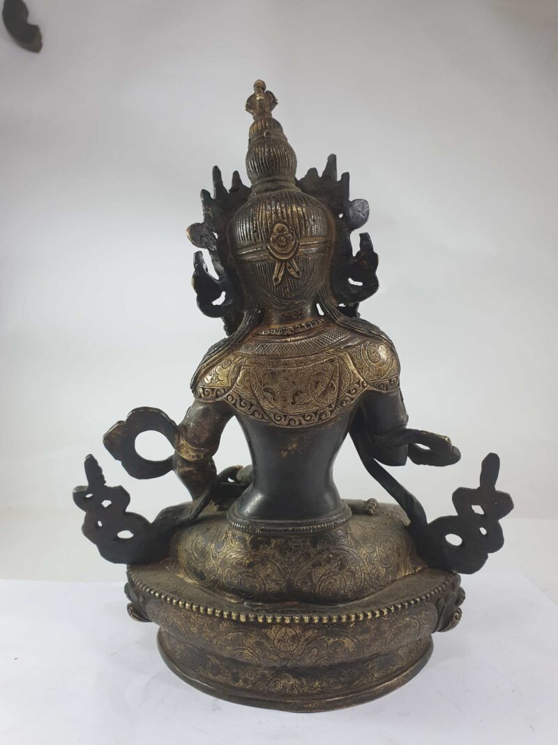 Buddhist Handmade Statue Of Vajrasattva, Antique Finishing - Image 4