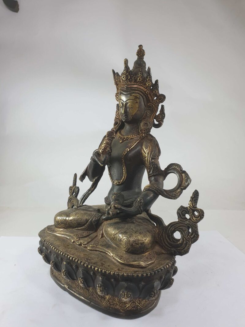 Buddhist Handmade Statue Of Vajrasattva, Antique Finishing - Image 5