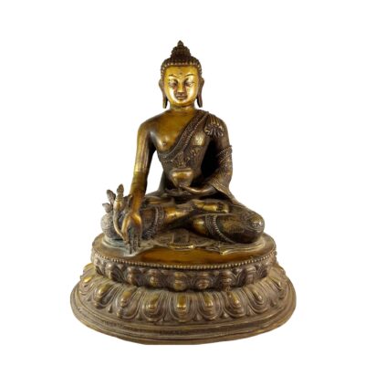 Buddhist Statue of Medicine Buddha (Bronze Finishing)