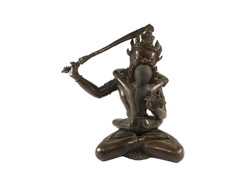 Buddhist Statue of Manjushri with Consort (Yab-Yum)
