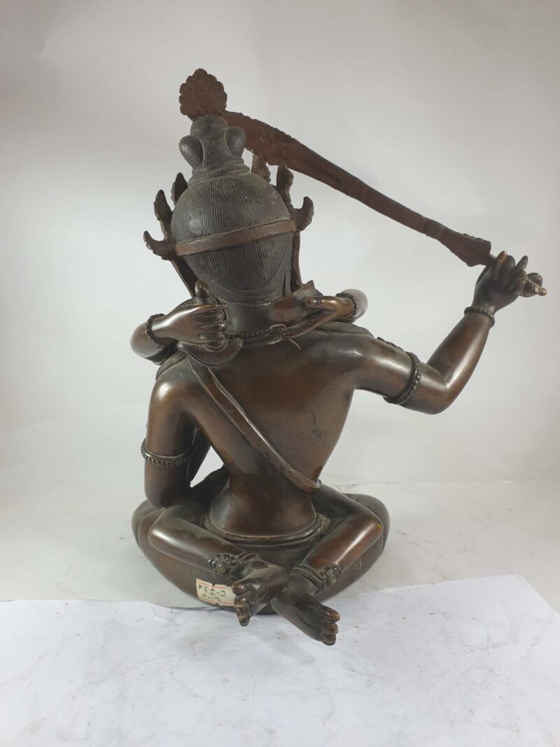 Buddhist Statue of Manjushri with Consort (Yab-Yum) - Image 4