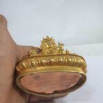 Buddhist Statue of White Tara, Full Gold Plated - Image 6