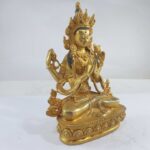 Buddhist Statue of Chenrezig, Full Gold Plated - Image 4