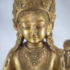 Buddhist Statue of White Tara – Full Gold Plated, Antique Finishing - Image 6