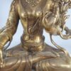 Buddhist Statue of White Tara – Full Gold Plated, Antique Finishing - Image 7
