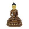 Amitabha Buddha Statue – Partly Gold Plated, Painted Face