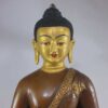 Amitabha Buddha Statue – Partly Gold Plated, Painted Face - Image 3