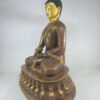 Amitabha Buddha Statue – Partly Gold Plated, Painted Face - Image 4