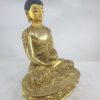 Amitabha Buddha Statue – Gold Plated, Painted Face - Image 2