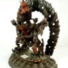 Buddhist Statue of Chakrasamvara (Heruka) – Chocolate Oxidized - Image 5
