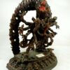 Buddhist Statue of Chakrasamvara (Heruka) – Chocolate Oxidized - Image 2