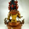 Buddhist Statue of Vajrasattva – Partly Gold-Plated, Painted Face - Image 4