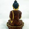 Buddhist Statue of Amitabha Buddha – Partly Gold-Plated, Painted Face - Image 4