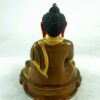 Buddhist Statue of Vairochana Buddha – Partly Gold-Plated, Painted Face - Image 4