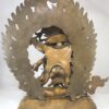 Buddhist Statue of Black Mahakala – Six-Armed Form with Bronze Finish - Image 4