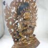 Buddhist Statue of Mahakala Panjaranatha – Chocolate Oxidation Finish - Image 2