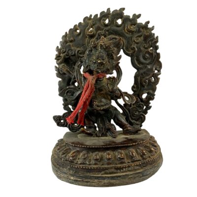 Buddhist Statue of Vajrapani – Chana Dorje, Antique Patina Finish