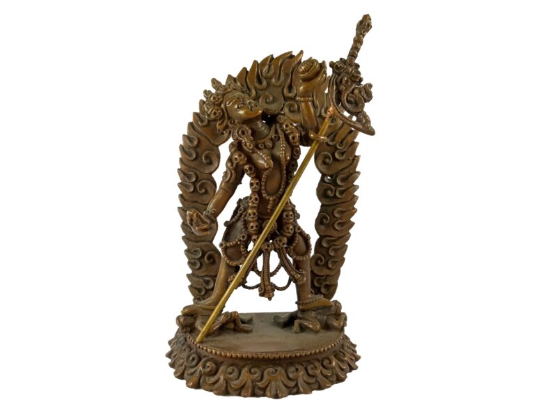 Buddhist Miniature Statue of Vajrayogini – Chocolate Oxidized Finish