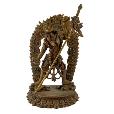 Buddhist Miniature Statue of Vajrayogini – Chocolate Oxidized Finish
