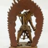 Buddhist Miniature Statue of Vajrayogini – Chocolate Oxidized Finish - Image 4