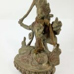 Buddhist Statue of Manjushri – Antique Finishing - Image 4