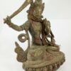 Buddhist Statue of Manjushri – Antique Finishing - Image 2